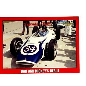 1962 Dan and Mickey's Debut, Indy 500, '62 Action 1992 Legends of Indy, #80